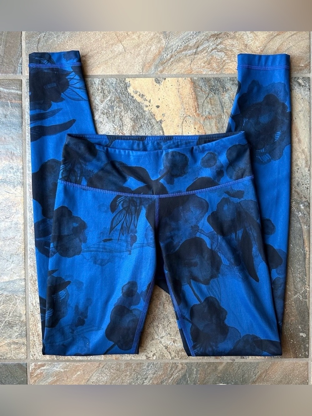 Lululemon Wunder Under Pant Full-On Luxtreme Jumbo Inky Floral Black Inkwell 4